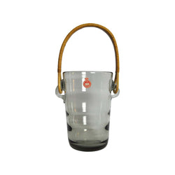 Ice Bucket with Cane Handle Designed by Jacob E. Bang for Holmegaard, 1937