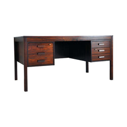 Scandinavian Modern Rosewood Desk by PS Heggen of Norway