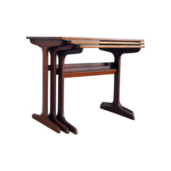 Nesting Tables in Solid Teak, Denmark, 1960s