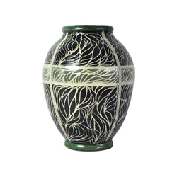 Unique Hand-Thrown and Hand-Glazed Danish Ceramic Vase