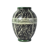 Unique Hand-Thrown and Hand-Glazed Danish Ceramic Vase