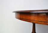 Victorian Burr Walnut, Mahogany and Ebony Circular Centre Table