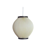 Danish Modern Pleated Pendant by Hoyrup Light, 1960s