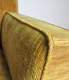 Early midcentury Lounge Chair in original velvet upholstery