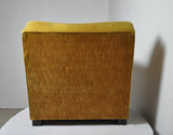 Early midcentury Lounge Chair in original velvet upholstery