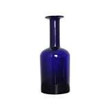 Scandinavian Modern Cobalt Blue Vase by Otto Brauer for Holmegaard Denmark 1960s