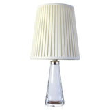 Scandinavian Modern White Glass Table Lamp by Carl Fagerlund for Orrefors