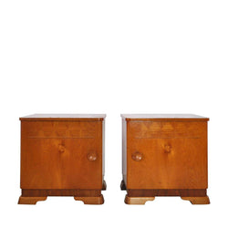 Danish Art Deco Pair of Nightstands or Small Cabinets, 1930s