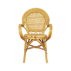 20th Century Rattan and Bamboo Armchair