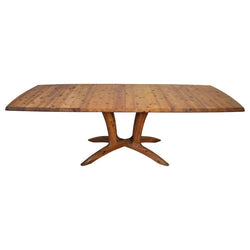 Scandinavian Large Extendable Pine Dining Table