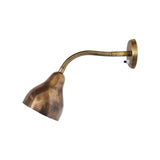 Danish Modern Brass Wall Lamp in the Style of Vilhelm Lauritzen, 1960s