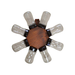 Danish Modern Rotating Teak Spice Rack