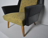 Danish mid-century easy chair from the 1950s with original fabric