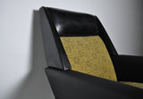 Danish mid-century easy chair from the 1950s with original fabric