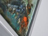 Abstract impressionism painting by the danish artist Mette Birckner