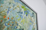 Abstract impressionism painting by the danish artist Mette Birckner