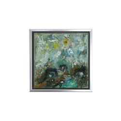 Abstract impressionism painting by the danish artist Mette Birckner