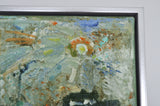 Abstract impressionism painting by the danish artist Mette Birckner