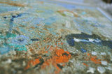 Abstract impressionism painting by the danish artist Mette Birckner
