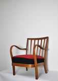 Danish Midcentury Cabinetmaker Armchair Attributed to Fritz Hansen, 1940s