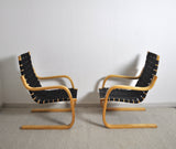 Alvar Aalto Lounge Chair, Model 406 by Artek