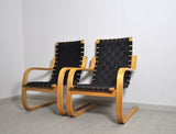 Alvar Aalto Lounge Chair, Model 406 by Artek