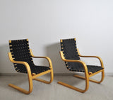 Alvar Aalto Lounge Chair, Model 406 by Artek