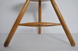 Arne Hovmand-Olsen Solid Beech Stool, Denmark, 1950s