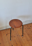 Danish Modern "Dot" Stool designed by Arne Jacobsen for Fritz Hansen