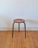 Danish Modern "Dot" Stool designed by Arne Jacobsen for Fritz Hansen