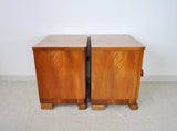 Danish Art Deco Pair of Nightstands or Small Cabinets, 1930s