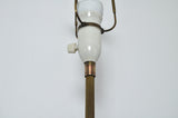 Art Deco Floor Lamp in Brass and Copper