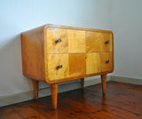 Scandinavian Art Deco Birch Chest of Drawers, 1930s