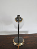 Brass and opaline glass Art Deco table lamp, Scandinavia 1930s