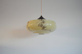 Antique Marbled Art Deco Pendant Light, 1930s