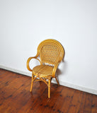 20th Century Rattan and Bamboo Armchair
