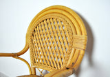 20th Century Rattan and Bamboo Armchair
