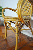 20th Century Rattan and Bamboo Armchair