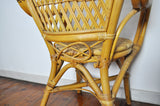 20th Century Rattan and Bamboo Armchair