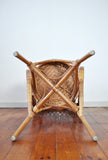 20th Century Rattan and Bamboo Armchair