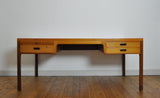 Scandinavian Modern mahogany desk by Ejnar Larsen and Aksel Bender Madsen