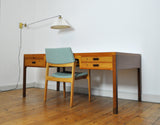 Scandinavian Modern mahogany desk by Ejnar Larsen and Aksel Bender Madsen