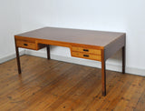 Scandinavian Modern mahogany desk by Ejnar Larsen and Aksel Bender Madsen