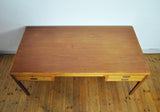 Scandinavian Modern mahogany desk by Ejnar Larsen and Aksel Bender Madsen