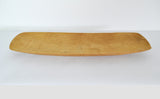 Handcrafted Danish Birch Dish with an Organic Design, 1960s