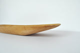 Handcrafted Danish Birch Dish with an Organic Design, 1960s