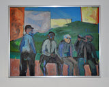 Oil painting on canvas by Børge Sornum