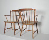 Børge Mogensen dining chairs for FDB Møbler 1940s, set of 8