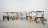 Børge Mogensen dining chairs for FDB Møbler 1940s, set of 8
