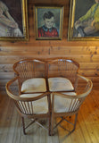 Børge Mogensen set of 4 King of Diamonds chairs